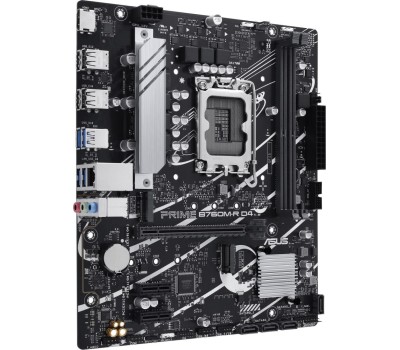 Материнская плата ASUS PRIME B760M-R D4, LGA1700 2xDDR4 4xSATA3 2xM.2 RAID VGA HDMI mATX