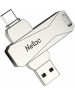 NETAC Флешка USB U782C 64ГБ, USB3.0, серый nt03u782c-064g-30pn