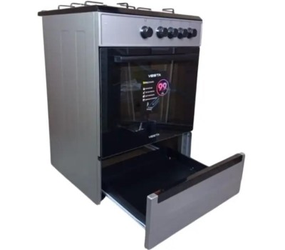 Газовая плита VESTA Bergamo VGG 6021.1 Серая с VD