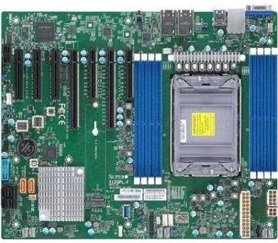 Материнская плата Supermicro MBD-X12SPL-F-B {3rd Gen Intel®Xeon®Scalable processors,Single Socket LGA-4189(Socket P+)supported,CPU TDP supports Up to 270W TDP,Intel® C621A,Up to 2TB 3DS ECC RDIMM,DDR4-3200MHz Up 2TB}