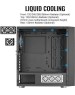 Корпус для ПК AEROCOOL Корпус ATX Skribble, Midi-Tower, без БП, черный [skribble-g-bk-v1]