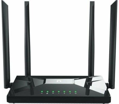 NETIS Wi-Fi роутер NC65, Wi-Fi 5, AC1200, 2.4/5ГГц, 3 LAN, черный