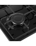 Варочная панель газовая MAUNFELD Газовая варочная панель EGHE.64.3STS-EB/G, 4 конфорки, эмалированная сталь, черный