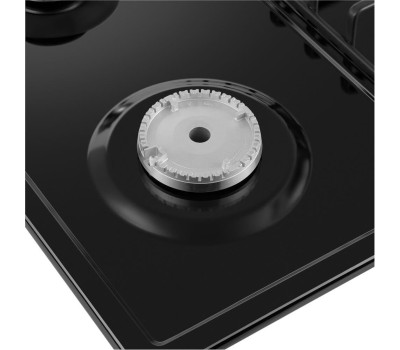 Варочная панель газовая MAUNFELD Газовая варочная панель EGHE.64.3STS-EB/G, 4 конфорки, эмалированная сталь, черный