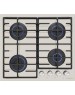 Варочная панель газовая MAUNFELD Газовая варочная панель EGHG.64.6CBG/G, 4 конфорки, закаленное стекло, бежевый