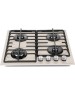 Варочная панель газовая MAUNFELD Газовая варочная панель EGHG.64.6CBG/G, 4 конфорки, закаленное стекло, бежевый