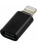 BURO Переходник BU-LIGHT-TYPEC(F), USB Type-C (F) - Lightning (m), черный