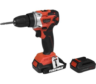 ПАРМА Дрель-шуруповерт ДША-02А-1512/2Li, 2Ач, с двумя аккумуляторами [02.021.00014]