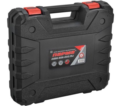 ПАРМА Дрель-шуруповерт ДША-02А-1512/2Li, 2Ач, с двумя аккумуляторами [02.021.00014]