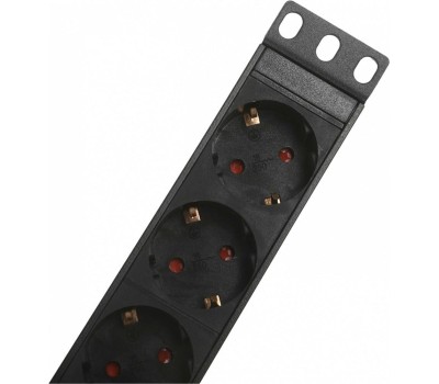 LANMASTER Блок распределения питания TWT-PDU19-16A8P-1.8, горизонт.размещ., SchukoХ8, Тип вход. тока 16A, 1.8м