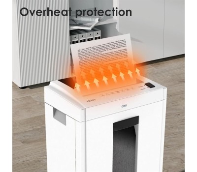 шредеры DELI Уничтожитель бумаг ET051, с автоподачей, P-4, 4х25 мм, 8 лист. одновременно, 16л