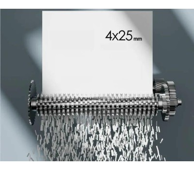 шредеры DELI Уничтожитель бумаг ET051, с автоподачей, P-4, 4х25 мм, 8 лист. одновременно, 16л