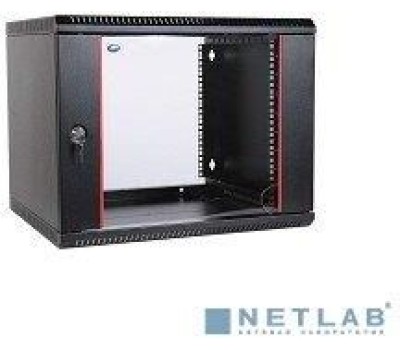 Электроника / Телекоммуникационные шкафы ЦМО Шкаф коммутационный ШРН-Эконом ШРН-Э-18.500-9005 настенный, стеклянная передняя дверь, 18U, 600x520 мм