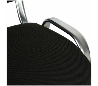 HELMI Стул HL-F01, ткань, до 90кг, черный [330632]