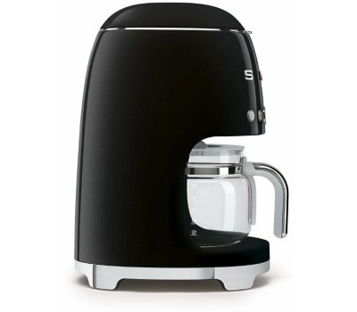 SMEG Кофеварка DCF02BLEU, капельная, черный / серебристый