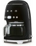 SMEG Кофеварка DCF02BLEU, капельная, черный / серебристый