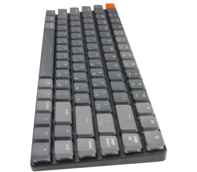 KEYCHRON Клавиатура K3E2, беспроводная, USB, Bluetooth, механическая, серый