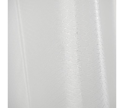 BRIMIX - Шторка для ванной комнаты виниловая ЭВА, с 3Д эффектом, рельеф кожа, 12 прозрачных колец в комплекте 04-02