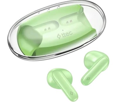 TWS наушники TTEC Беспроводные наушники AirBeat Glace TWS BT Headset. Цвет: зеленый лайм