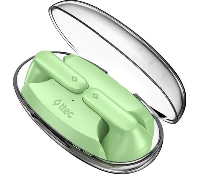 TWS наушники TTEC Беспроводные наушники AirBeat Glace TWS BT Headset. Цвет: зеленый лайм