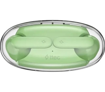 TWS наушники TTEC Беспроводные наушники AirBeat Glace TWS BT Headset. Цвет: зеленый лайм