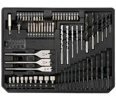 MAKITA Набор оснастки Makpac E-24913 (E-24913) по дер/мет/бет (70пред.) для шуруповертов/дрелей