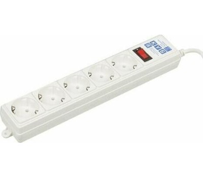 Сетевой фильтр POWER CUBE (02671) SPG-B-10, 5 роз - 3.0м - белый
