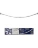 Карниз в ванную GFMARK 100013 Карниз в ванную угловой 1600мм , закруглённый хромированный из алюминия , овальная труба