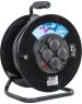 Удлинитель катушка КОСМОС YKKsm30m-4g-Z(2.5)KG черный