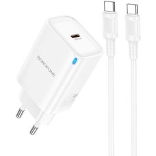 СЗУ BOROFONE (6941991117541) BA86Aaa 1Type-C 3.0A PD 45W , White