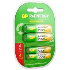 Аккумулятор GP (20272) ReEnergy - емкости 2650 и 930 мАч