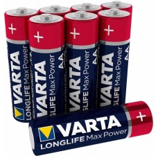 VARTA Батарея LongLife Max Power Alkaline LR6 BL5+3 AA (8шт) блистер