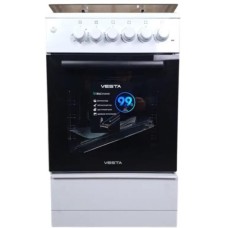 Комбинированная плита VESTA Valencia VGE 50 10-E Белый с VD