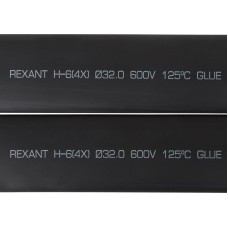 REXANT Трубка термоусаживаемая клеевая ТТК (4:1)-32/8 черная