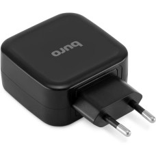 BURO Сетевое зарядное устройство TJ-286B Smart, 4xUSB-A, 25Вт, 5A, черный
