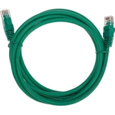 REXANT Патч-корд U/UTP, CAT 6, RJ45-RJ45, 26AWG, LSZH, зеленый, 2м
