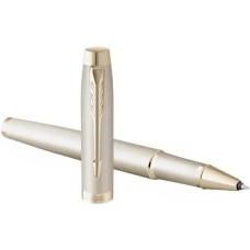PARKER Ручка-роллер IM Monochrome T328 Champagne PVD чернила черный коробка подарочная [2172955]