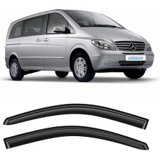 Дефлекторы CORSAR Дефлекторы Mercedes Vito W639 03-14 фургон, нак., 2шт