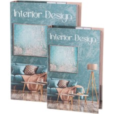 Набор шкатулок LEFARD НАБОР ШКАТУЛОК-КНИЖЕК ИЗ 2-Х ШТ, 30Х21Х7/24Х16Х5 СМ 94-212