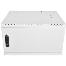 Электроника / Телекоммуникационные шкафы ЦМО Шкаф коммутационный ШРН-6.650.1-9005 настенный, металлическая передняя дверь, 6U, 600x346x650 мм