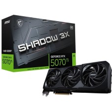 Видеокарта MSI Видеокарта RTX5070Ti SHADOW 3X OC 16GB GDDR7 256bit 3xDP HDMI 3FAN RTL