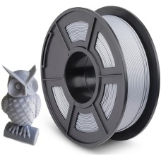 NV PRINT Филамент NVPRINT PLA+ Silver для 3D печати диаметр 1.75мм длина 330 метров масса 1 кг