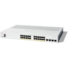 Коммутатор CISCO Коммутатор Catalyst 1200 24x10/100/1000 RJ-45 PoE+, 4x10G SFP+ uplinks, PoE+ 195W, Rack Mounting kit, Fanless, C1200-24P-4X