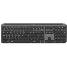 LOGITECH Клавиатура K950, беспроводная, USB, Bluetooth/Радиоканал, ножничная, с гравировкой, черный [920-012434]