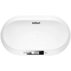 KITFORT Напольные весы КТ-856, до 20кг, цвет: белый