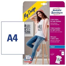 AVERY ZWECKFORM Термотрансфер MD1001 A4/5л./белый матовое для струйной печати