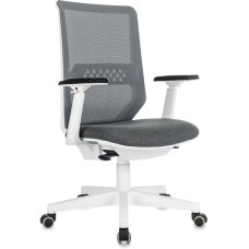 БЮРОКРАТ Кресло эргономичное MC-W611N серый TW SQU GR E9181_11 сетка/ткань крестов. пластик пластик белый