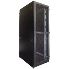 ЦМО Шкаф серверный ШТК-М-42.6.12-48АА-9005 напольный 42U 600x1250мм пер.дв.перфор. задн.дв.перфор.2-хст. направл.под закл.гайки 1000кг черный 1050мм 145кг 180град. 2048мм IP20 металл