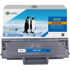Картридж лазерный G&G Картридж лазерный GG-W1106X черный (2500стр.) для HP Laser 107a/107r/107w/135a MFP/135r MFP/135w MFP/137fnw MFP