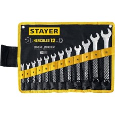 STAYER HERCULES, 12 шт, 6 - 22 мм, набор комбинированных гаечных ключей, Professional (27081-H12)